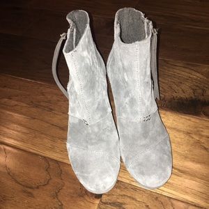 TOMS Wedge Ankle Boots, size 9 W